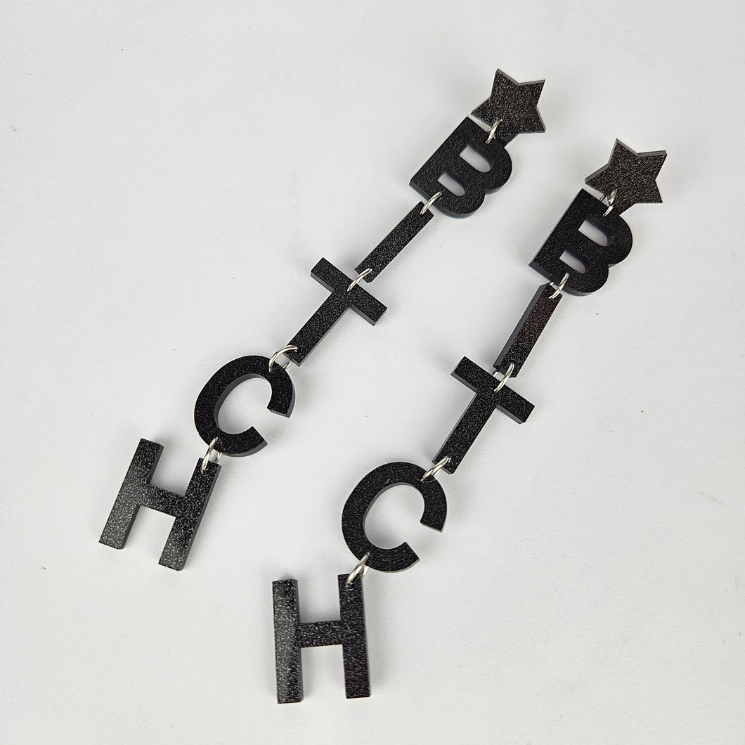 Drop Bitch Acrylic Earrings