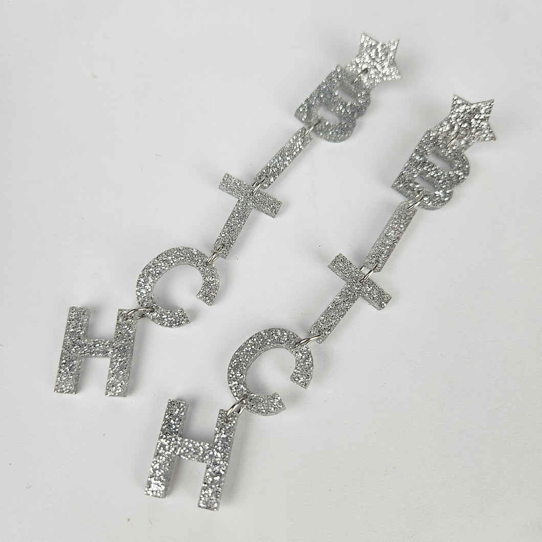 Drop Bitch Acrylic Earrings