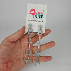 Drop Bitch Acrylic Earrings