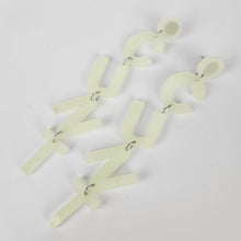 Load image into Gallery viewer, Drop Cunt Glow In The Dark Acrylic Earrings
