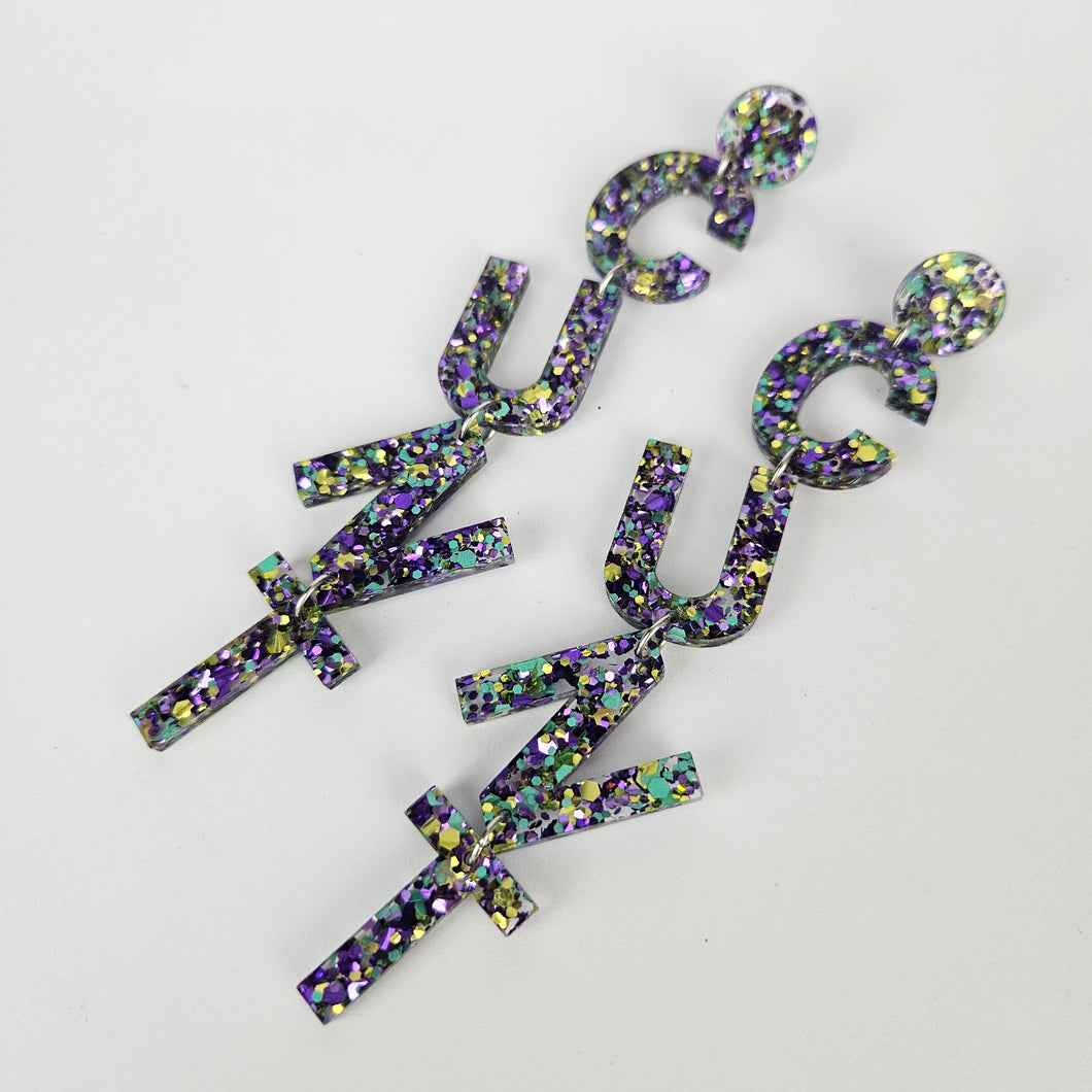 Drop Cunt Acrylic Earrings