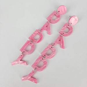 Drop Daddy Acrylic Earrings