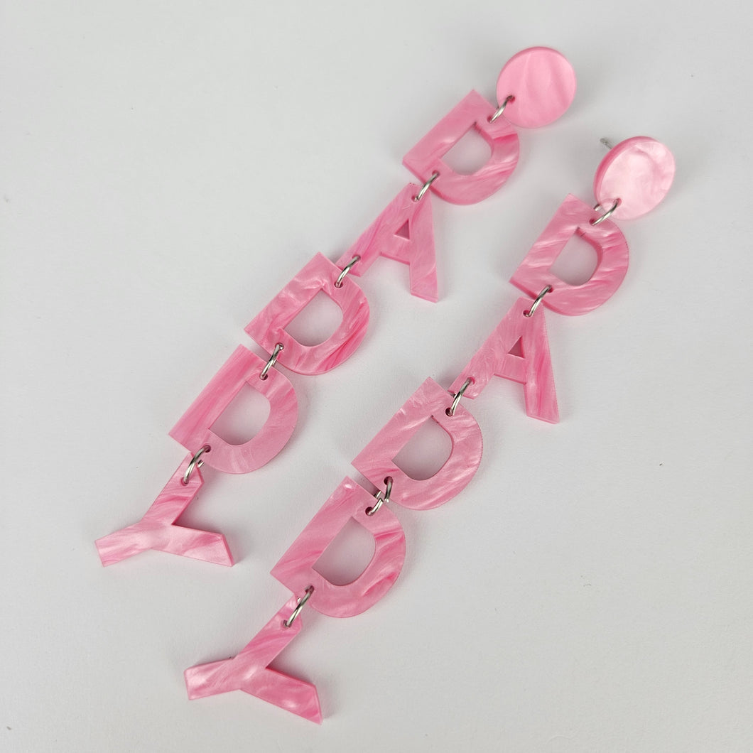 Drop Daddy Acrylic Earrings