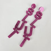 Load image into Gallery viewer, Drop Slut Acrylic Earrings
