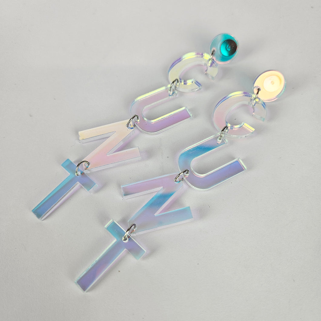 Drop Cunt Acrylic Earrings