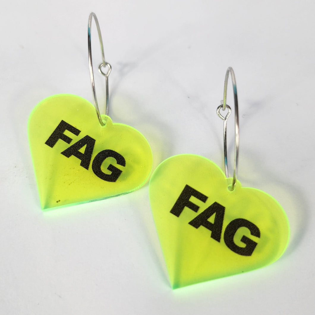 Fag Hoop Earrings