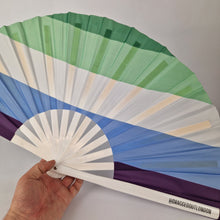 Load image into Gallery viewer, Gay Male Pride Clack Fan
