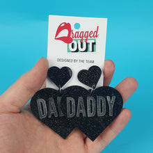 Load image into Gallery viewer, Daddy Heart Earrings
