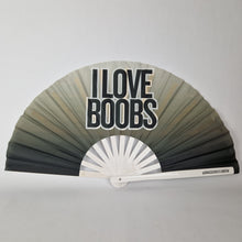 Load image into Gallery viewer, I Love Boobs Clack Fan
