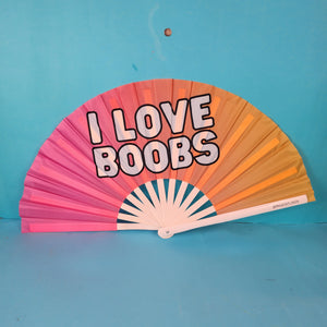 I Love Boobs Fan