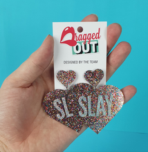 Load image into Gallery viewer, Slay Heart Earrings
