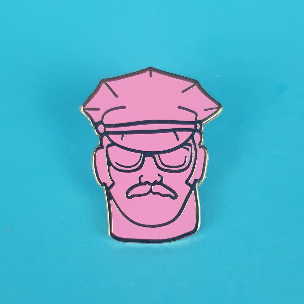 Leather Daddy Pin Badge