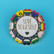 Load image into Gallery viewer, Love Yourself Pin Badge
