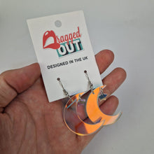 Load image into Gallery viewer, Cloud and Star Iridescent Acrylic Earrings

