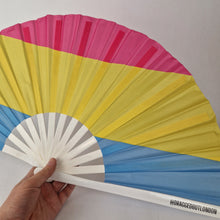 Load image into Gallery viewer, Pansexual Pride Clack Fan
