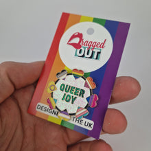 Load image into Gallery viewer, Queer Joy Pin Badge
