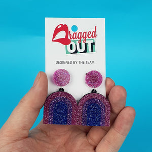 Bisexual Rainbow Earrings