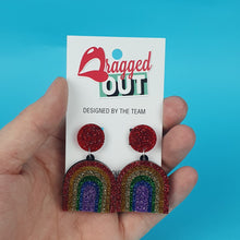 Load image into Gallery viewer, Pride Rainbow  Earrings
