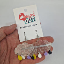 Load image into Gallery viewer, Non Binary Cloud Earrings
