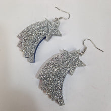 Load image into Gallery viewer, Pansexual Shooting Stars Earrings
