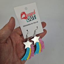 Load image into Gallery viewer, Pansexual Shooting Stars Earrings
