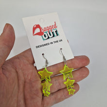 Load image into Gallery viewer, Star Drop Earrings In Neon Acrylic
