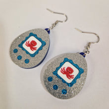 Load image into Gallery viewer, Tamagotchi Octopus Earrings

