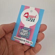Load image into Gallery viewer, Trans Rights Pin Badge
