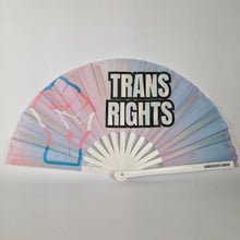 Load image into Gallery viewer, Trans Rights Clack Fan
