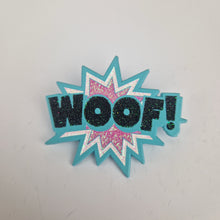 Load image into Gallery viewer, Woof Pin Badge
