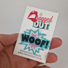 Load image into Gallery viewer, Woof Pin Badge
