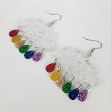 Load image into Gallery viewer, Pride Cloud Acrylic Earrings

