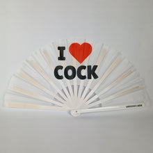 Load image into Gallery viewer, I Love Cock Clack Fan
