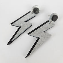 Load image into Gallery viewer, Lightning Bolt Acrylic Earrings
