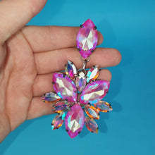 Load and play video in Gallery viewer, Pansy Crystal Earrings
