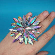 Load and play video in Gallery viewer, Starburst Crystal Ring
