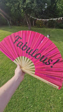 Load and play video in Gallery viewer, Fabulous Bamboo Fan
