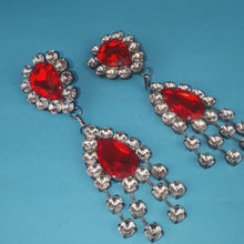 Load and play video in Gallery viewer, Dangle Crystal Earrings
