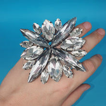 Load and play video in Gallery viewer, XL Starburst Crystal Ring
