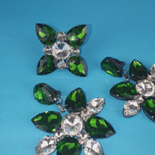 Load and play video in Gallery viewer, Crystal Earrings and Ring Set
