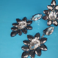 Load and play video in Gallery viewer, Large Crystal Earrings and Ring Set
