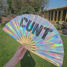 Load and play video in Gallery viewer, Cunt Bamboo Fan
