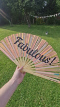 Load and play video in Gallery viewer, Fabulous Bamboo Fan
