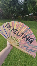 Load and play video in Gallery viewer, I'm Melting Bamboo Fan
