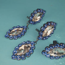 Load and play video in Gallery viewer, Drop Crystal Earrings and Ring Set
