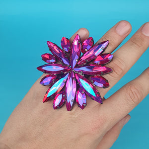 Starburst Crystal Ring