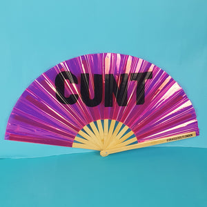 Cunt Bamboo Fan