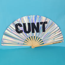 Load image into Gallery viewer, Cunt Bamboo Fan
