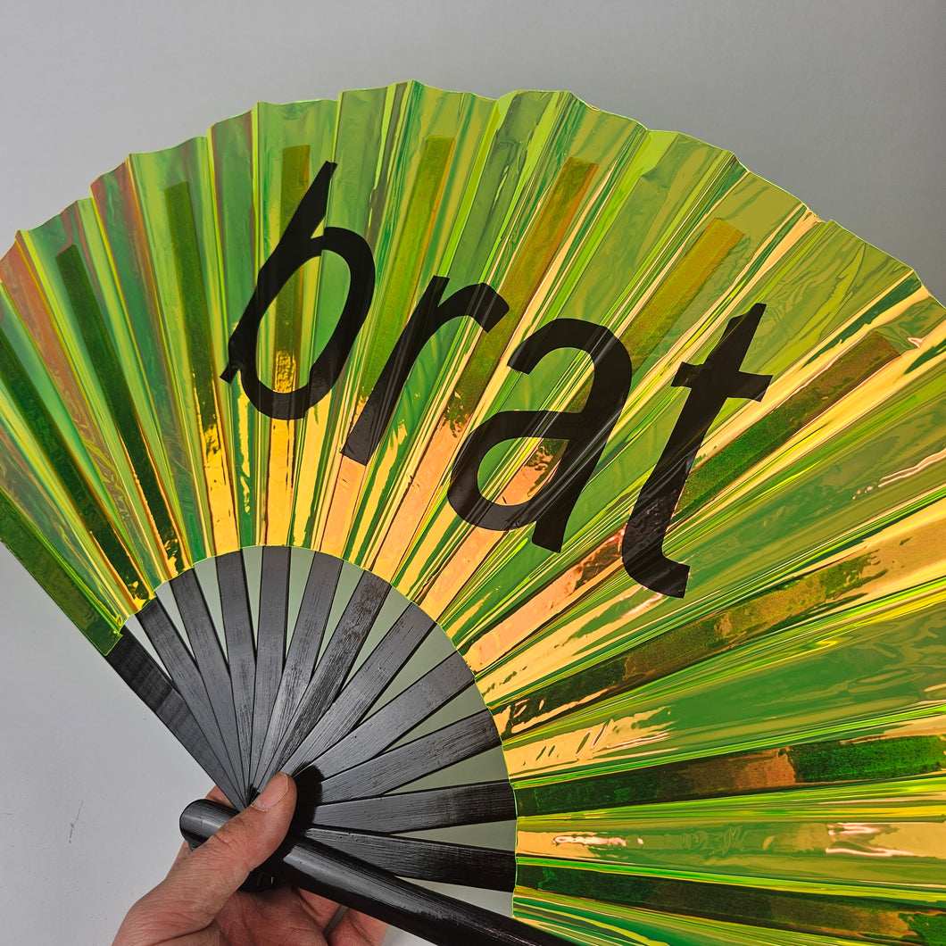 brat Bamboo Fan