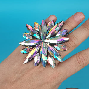 Starburst Crystal Ring